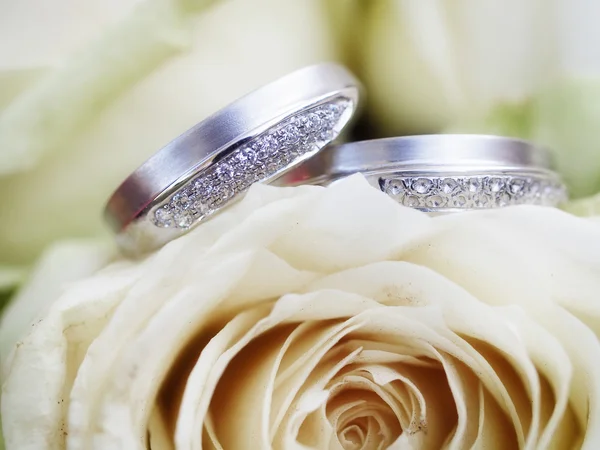 Anillos de boda — Foto de Stock