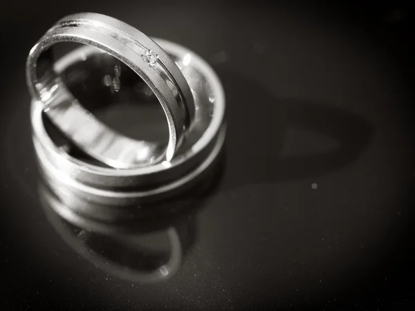 Anillos de boda — Foto de Stock