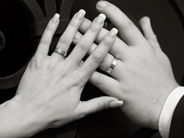 Anillos de boda — Foto de Stock