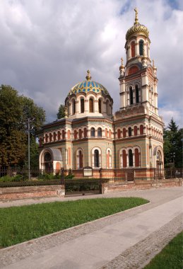 Orthodox Alexander Nevsky Cathedral. clipart