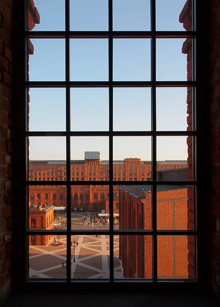 Window factory history. — Stock Photo, Image