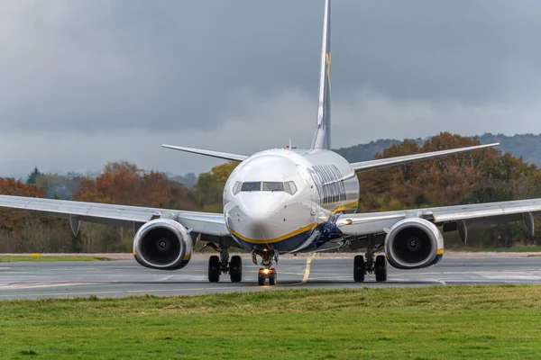 Manchester October 2020 Ryanair Boeing B737 8As B738 Рейс Fr2132 Стоковое Изображение