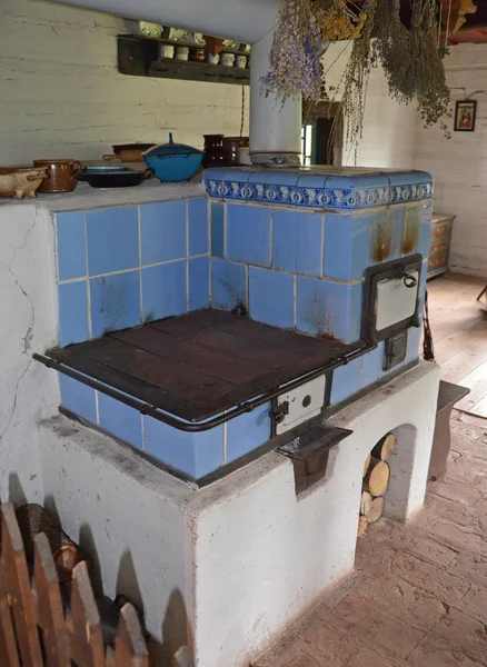 KOURIM - 24 DE MAIO: Interior da casa da aldeia do século XVII — Fotografia de Stock