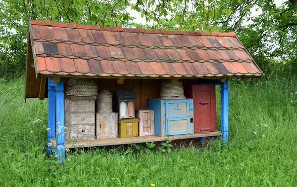 Pszczoła historyczny dom z XIX wieku — Zdjęcie stockowe