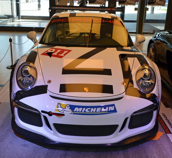 PRAGUE - APRIL 14: Porsche 911 991 GT3 — Stock Photo, Image