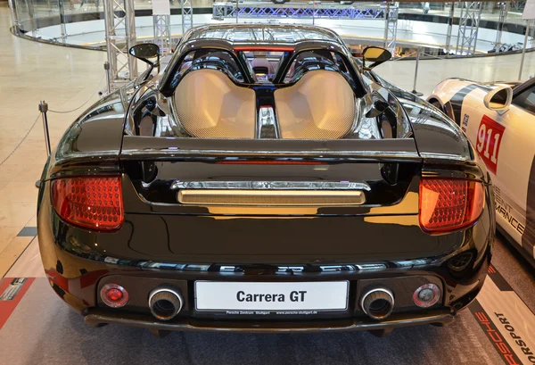 PRAGA - 14 DE ABRIL: Porsche Carrera GT Imágenes de stock libres de derechos