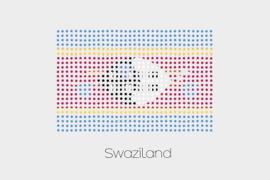 Svaziland bir bayrak çizimi