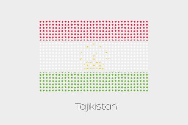 Tacikistan bayrağı resmi