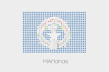 Mariana Adaları bayrağı resmi