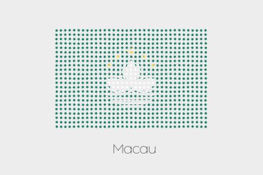 Macau bir bayrak çizimi