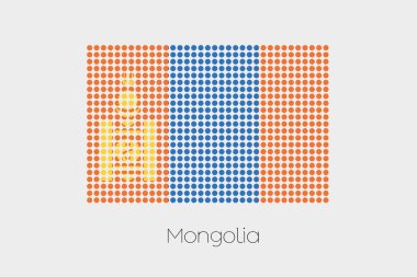 Moğolistan bayrağı resmi