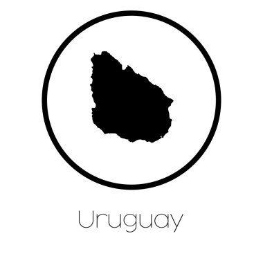 Ülke Uruguay Haritası