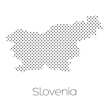 Ülke Slovenya haritası