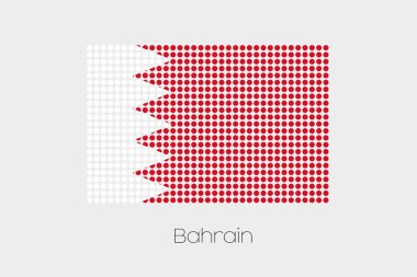 Bahreyn bayrağı resmi