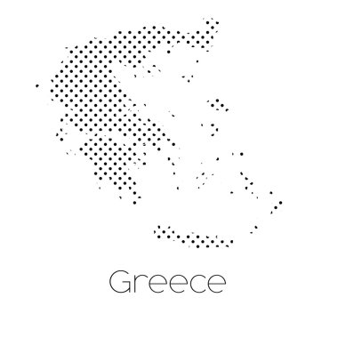 Yunanistan 'ın bir haritası