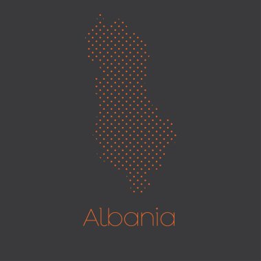 Arnavutluk ülke Haritası