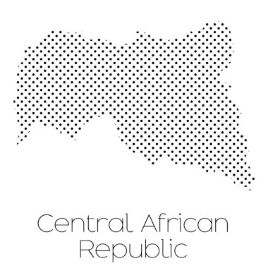 Orta Afrika Cumhuriyeti ülke Haritası