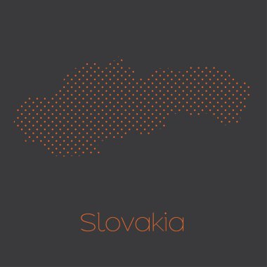 Slovakya'nın ülke Haritası