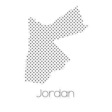 Jordan ülke Haritası