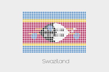 Svaziland bir bayrak çizimi