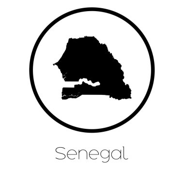 Senegal ülke Haritası