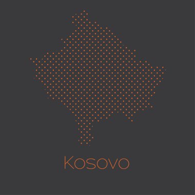 Kosova'nın ülke Haritası