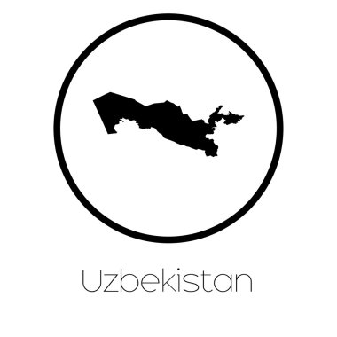 Özbekistan'ın ülke Haritası