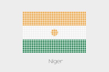 Nijer bir bayrak çizimi