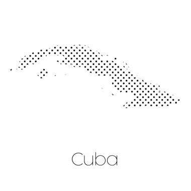 Küba'nın ülke Haritası