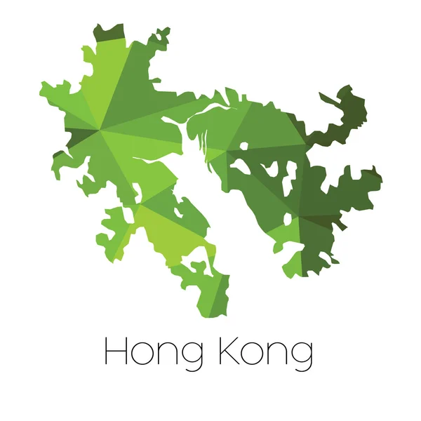 Map Country Hong Kong Hong Kong — Stock Photo, Image