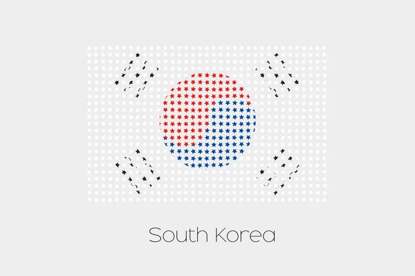 韓国の国旗のイラスト — ストック写真