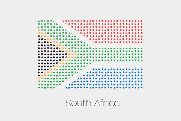 Güney Afrika bir bayrak çizimi