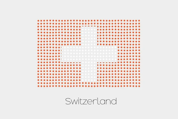 Flaga Ilustracja Szwajcarii — Zdjęcie stockowe