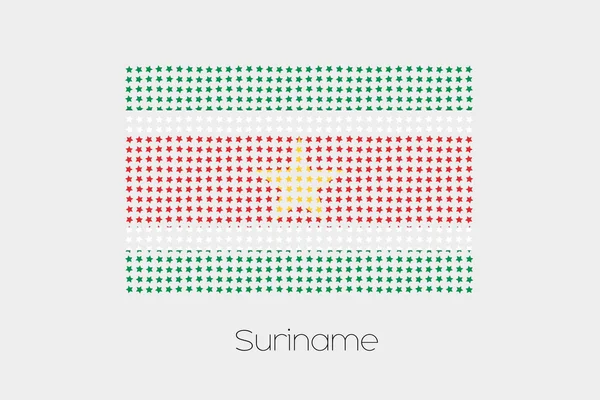 Illustration Drapeau Suriname — Photo