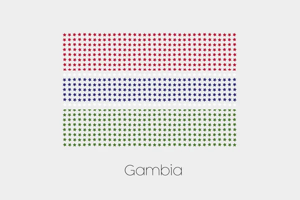 Gambiya bir bayrak çizimi