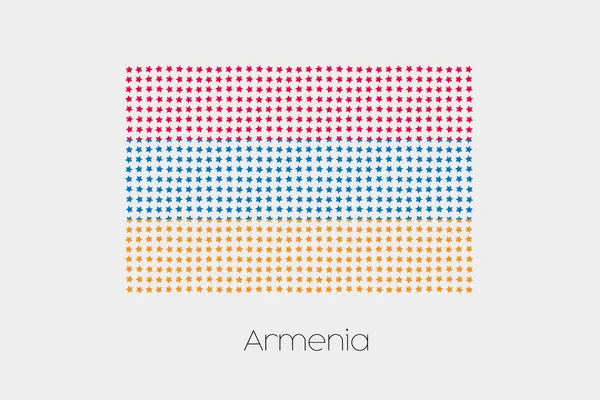 Illustrazione Della Bandiera Dell Armenia — Foto Stock