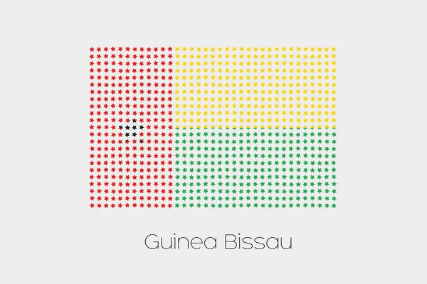 Gine Bissau bir bayrak çizimi