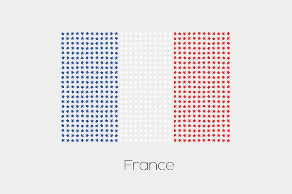 Una Ilustración Bandera Francia — Foto de Stock