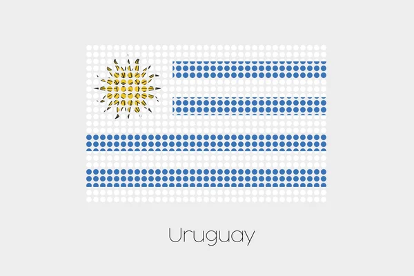Flaga Ilustracja Urugwaju — Zdjęcie stockowe