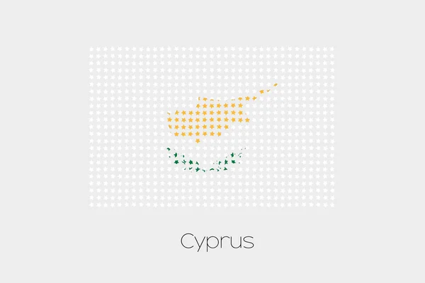 Flaga Ilustracja Cypru — Zdjęcie stockowe