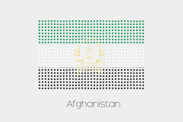 Illustration Drapeau Afghan — Photo