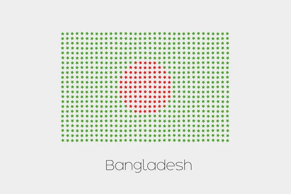 Illustration Drapeau Bangladesh — Photo