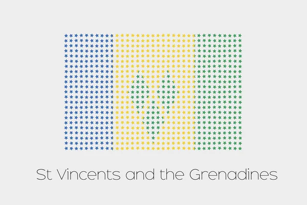 Saint Vincents ve Grenadinler bir bayrak çizimi