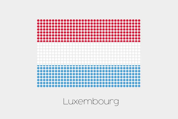 Flagga Illustration Luxemburg — Stockfoto