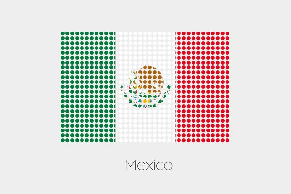 Una Ilustración Bandera México —  Fotos de Stock