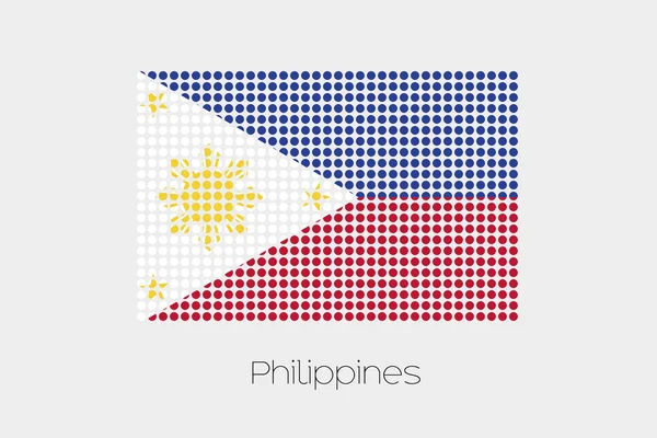 Una Ilustración Bandera Filipinas —  Fotos de Stock