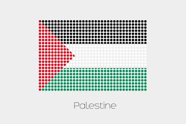 Uma Ilustração Bandeira Palestina — Fotografia de Stock