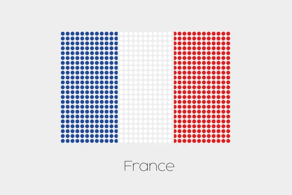 Una Ilustración Bandera Francia — Foto de Stock