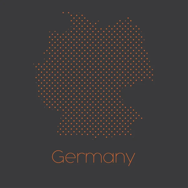 Map Country Germany — Stock Photo, Image