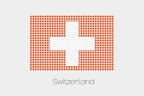 Flagga Illustration Schweiz — Stockfoto